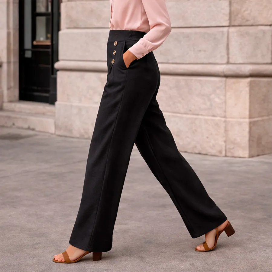 AD2605 PANTALON CON BOTONES 10252